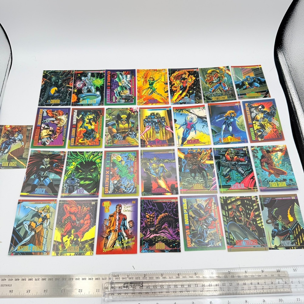 SkyBox Marvel Universe Series 4 Cards 25ct Lot 1993 Multicolor Excellent Vintage